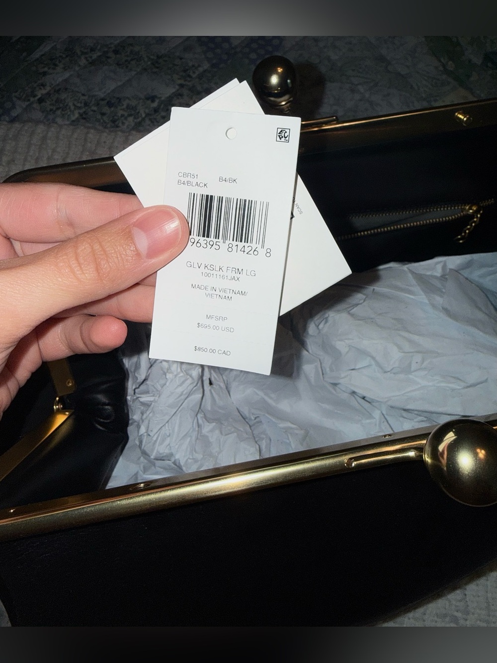 COACH, the Large Kisslock Frame Bag - Picture 5 of 6